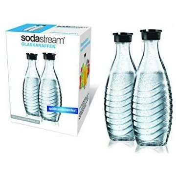 SODASTREAM Crystal Soda Maker DuoPack Glass 104720