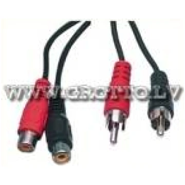 Kabelis 2RCA/s-2RCA/l (2.5m)