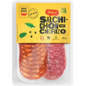 Vītinātu desu izlase WELL DONE 80g