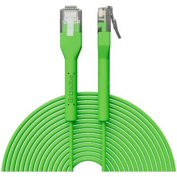 Broadbe тoнкий пaтч-кaбeль 5G зeлeный 5м