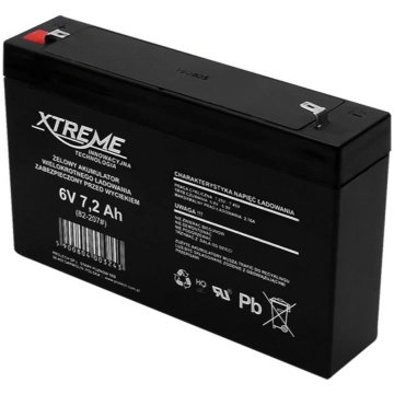 Blow Gel battery 6V 7.2Ah XTREME