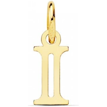 I-Buchstaben Anhänger in 750 Gold Alda Joyeros