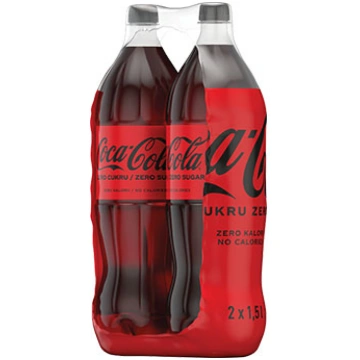 DZĒRIENS GĀZ. COCA-COLA ZERO ZIP-PACK 1.5L