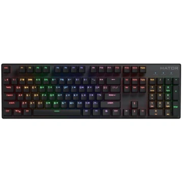 Hator HTK204UA Icefall Mecha Rainbow 104 Bezvadu S