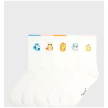 zeķes 5 gab. paka Pokémon Cropp