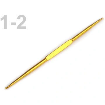 Dubultā tamboradata Double-sided Crochet Hook size
