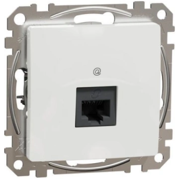 Sedna 1xRJ45 datu k-ligzd CAT5E UTP,balts Schneide