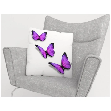 Dekoratīvas spilvendrānas - Violets tauriņš - 30x3