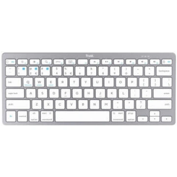 Klaviatūra Trust Wireless Bluetooth Keyboard Silve