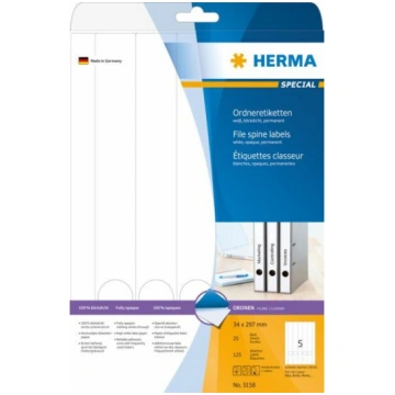 Herma Etykiety Special 5158,segregatory, A4, , 34 