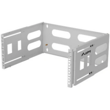 Lanberg Rack wall mount 19" 4U 497x400/240 gray | 
