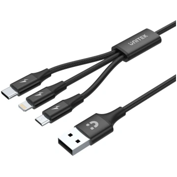 UNITEK C14049BK USB cable 1.2 m USB 2.0 USB C Micr