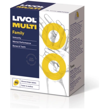 GERIMAX Multi Active 50+, 60 tabletes Livol