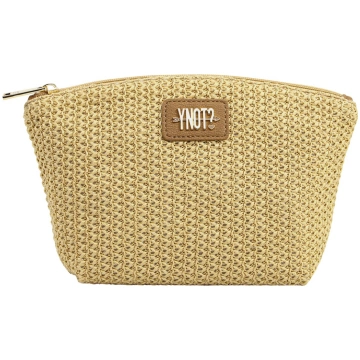 Ynot - Beauty Case Donna Large Effetto Paglia Malè
