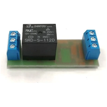 Releju bloks 12V 12A SRD-S-112D (ar kontaktu bloki