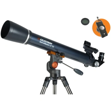 Celestron Astromaster LT 70AZ ar tālruņa adapteri 