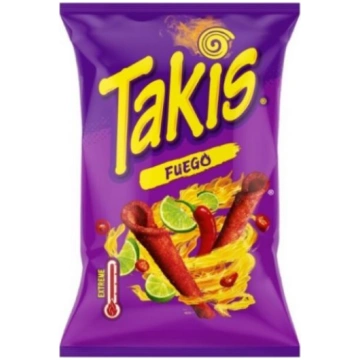 TAKIS kukurūzas čipsi Intense Fuego, 100g