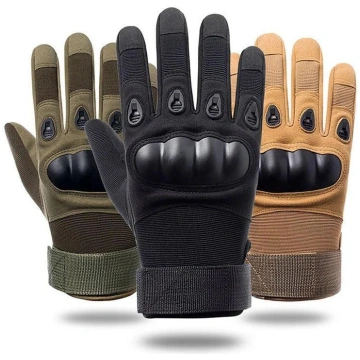 Pair Motorcycle Gloves Men Tactical Hunting Shooti