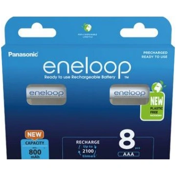 Panasonic Eneloop AAA 800 mAh 8 szt ( BK 4MCDE/8BE
