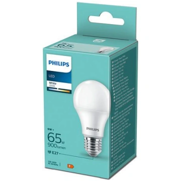 PHILIPS LED 65W A60 Neitrāli balta 3000K matēta sp