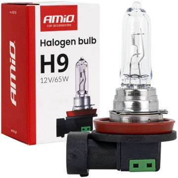 Halogen bulb H9 12V 65W PGJ19-5 AMIO-04518 AMIO 04