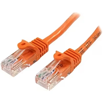 Startech 0.5M ORANGE CAT5E PATCH CABLE SNAGLESS ET