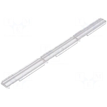 LED lens | rectangular | Mat: PMMA plexiglass | tr