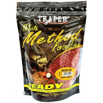 TRAPER Method Feeder Pellet Halibut Red 2mm/500g