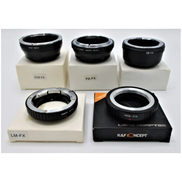 ANELLI ADATTATORI QUENOX- K&F FUJIFILM X MIRRORLES