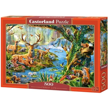 Puzle Castorland Forest Life 500 gab. — 225×325 mm