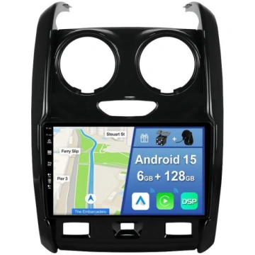 [6GB + 128GB] Android 14 auto radio priekš Renault