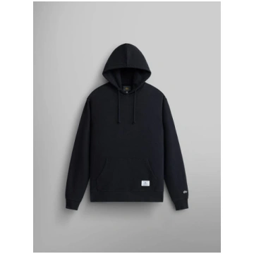 ESSENTIAL FRENCH TERRY HOODIE - BLACK / M