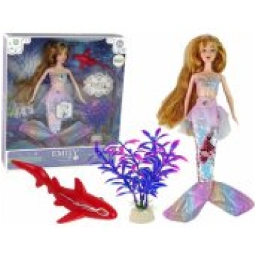 LEAN Toys Emily the Mermaid Baby Doll Pink Accesso