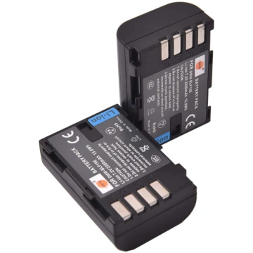 DSTE 2-pack rezerves akumulators Panasonic DMW-BLF