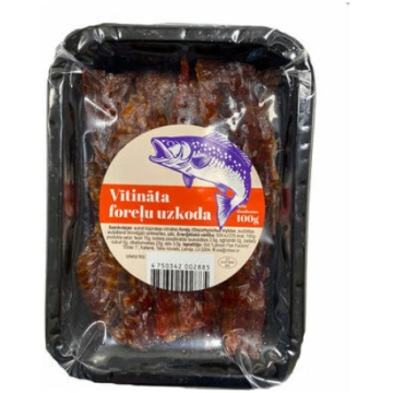 Vītināta foreļu uzkoda 100g, Kaltenes Zivis