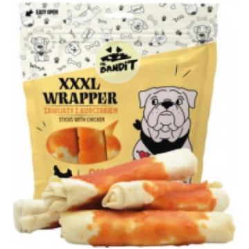 MR.BANDIT WRAPPER XXXL CHICKEN STICKS/TĪTAS Vistas
