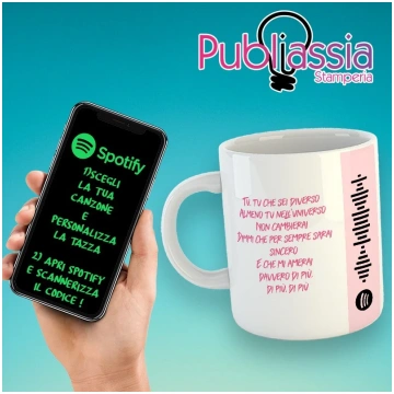 Spotify Codes - Tazza mug publiassia