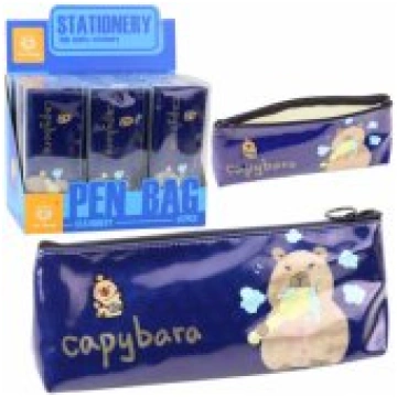 LEAN School Pencil Case Kit Capybara Brushing Teet
