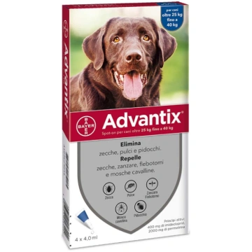 Bayer ADVANTIX SPOT ON Antipulci Antiparassitario