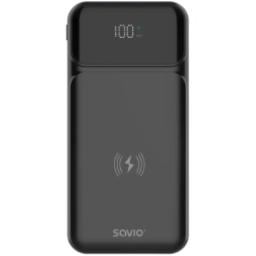 Enerģijas krātuve SAVIO POWER BANK wireless10000mA