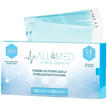 All4med sterilizācijas maisiņi autoklāviem 135 mm 