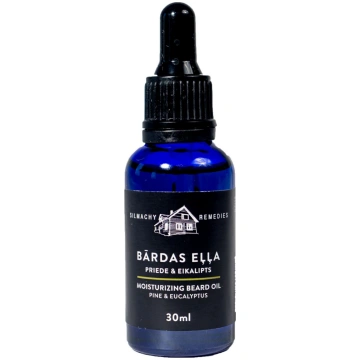 Silmachy remedies, priedes un eikalipta eļļa bārda