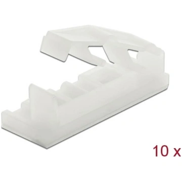 Delock Flat cable holder with locking clip self-ad