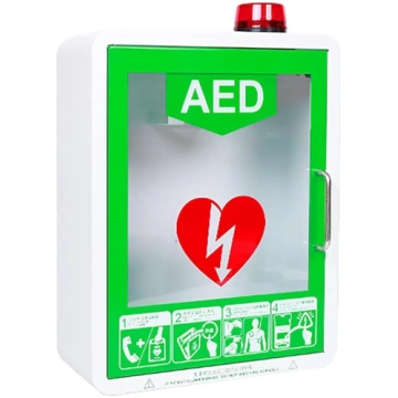 AED skapis, pirmās palīdzības AED defibrilatora si