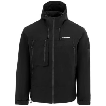 Men's Windproof Hooded Long Sleeve Windbreake