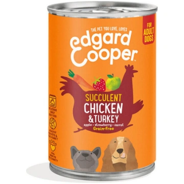 Edgard Cooper konservi suņiem, vista/tītars, 400 g