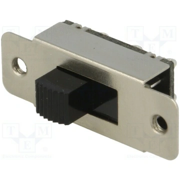 Switch: slide; Pos: 2; DPDT; 1A/24VDC; ON-ON; scre