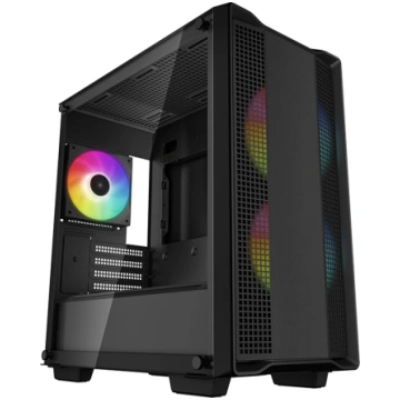 Deepcool CC360 Micro-ATX CASE, melns