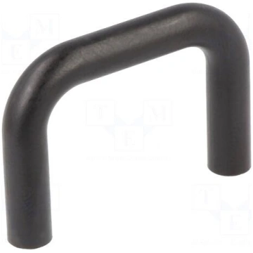 Holder | polycarbonate | black | H: 25mm | L: 35mm