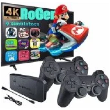 RoGer Retro Portable Console 2 Controllers spēļu k